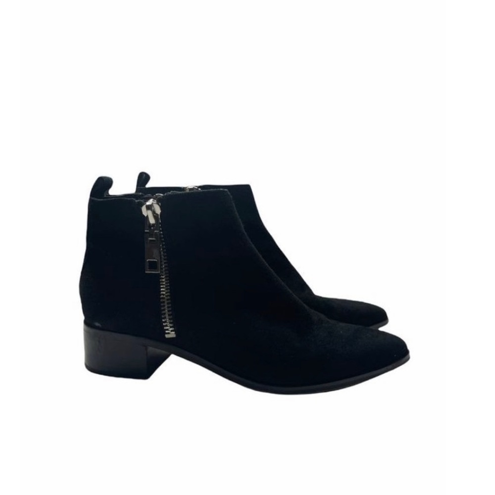 Dolce Vita Suede Black Bootie with Block Heel SIZE 8.5